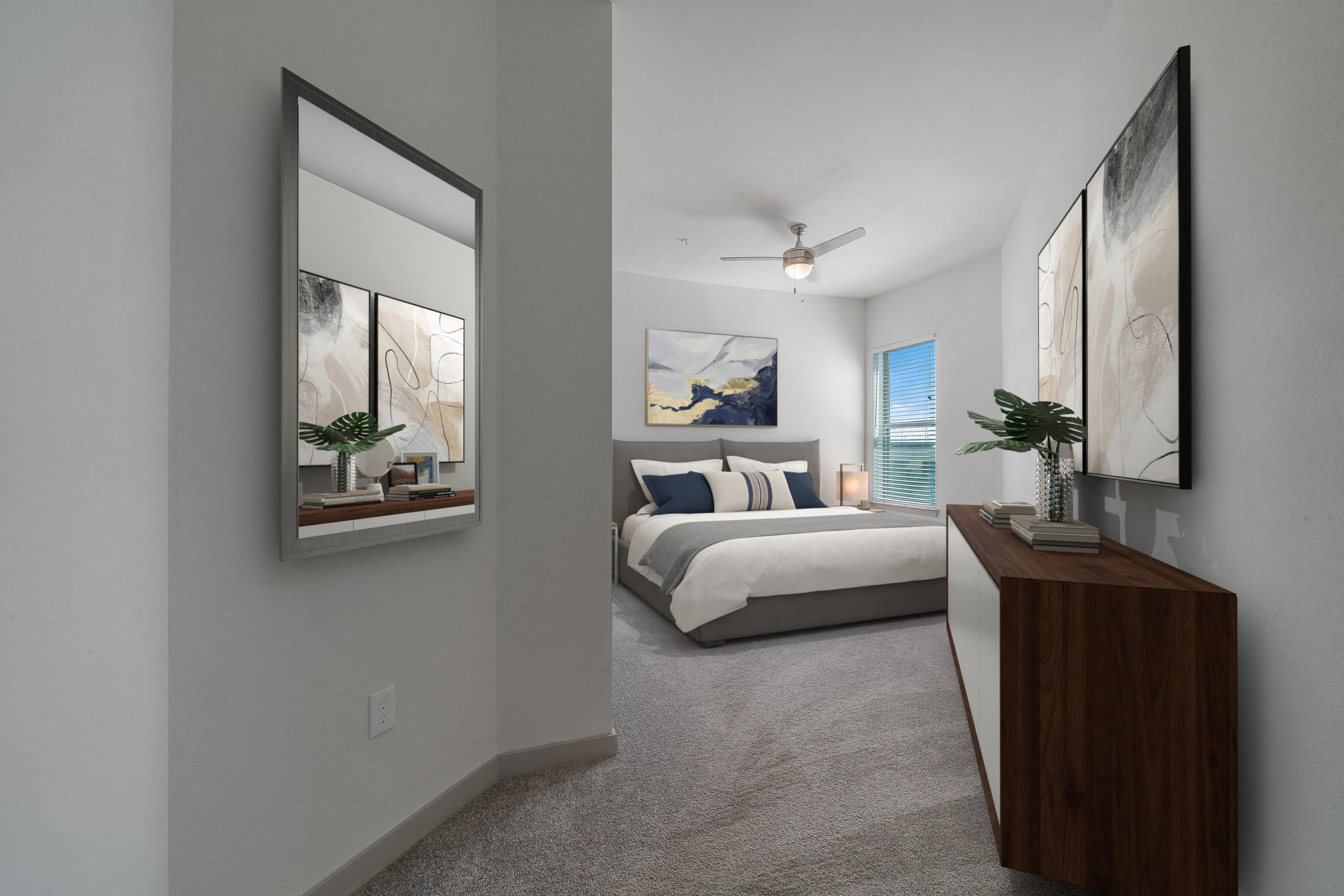 Bower alternate floor plan bedroom entryway